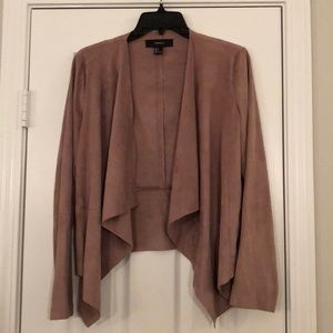 Mauve suede blazer